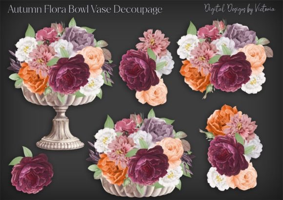 Autumn Flora Bowl Vase Decoupage: A Seasonal Crafting Delight with Pro Tips