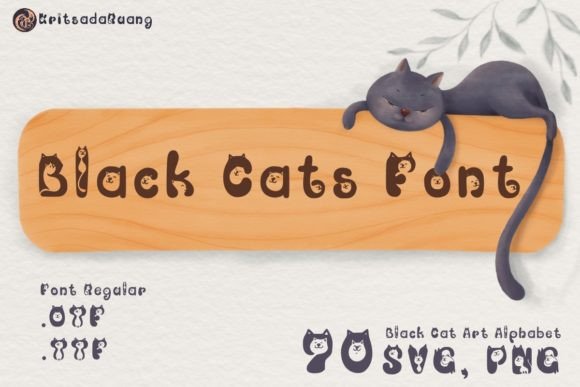 Black Cats: A Playful Font for Creative Projects