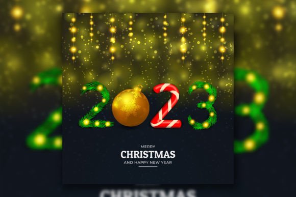 Christmas and New Year 2023 with Letters