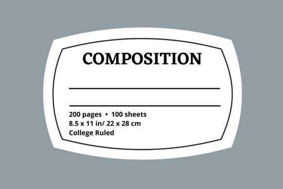 Composition Notebook Label: A Simple Tool with Big Benefits for Everyday Use