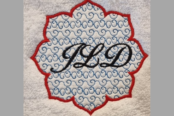 Decorative Motif Background: A Simple, Effective Embroidery Design