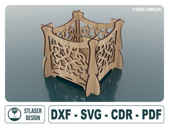 Decorative Wooden Storage Gift Box Files