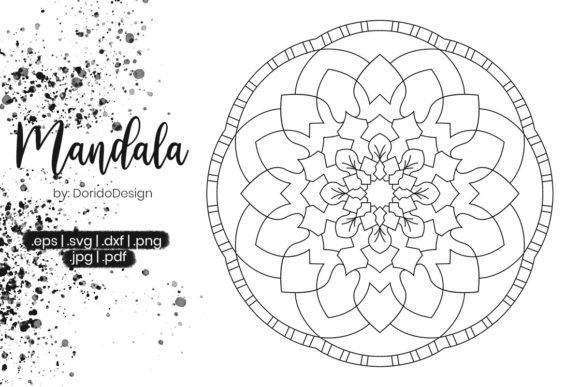 Evaluating Mandala Coloring Page Vol.046 for Creative Projects and Commercial Use