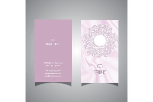 Evaluating the Elegant Pink Lace Business Card for Brand Identity