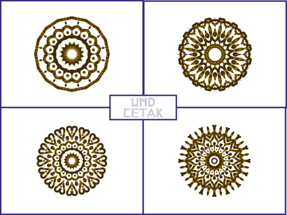 Evaluating the Mandala Gold Gradation Ornament for Design and Spiritual Projects