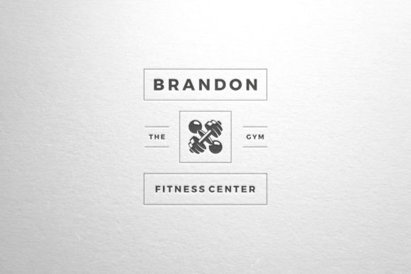 Fitness Center Minimalist Logotype