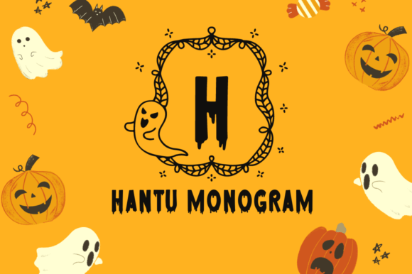 Hantu Monogram: A Spooky Typography Addition