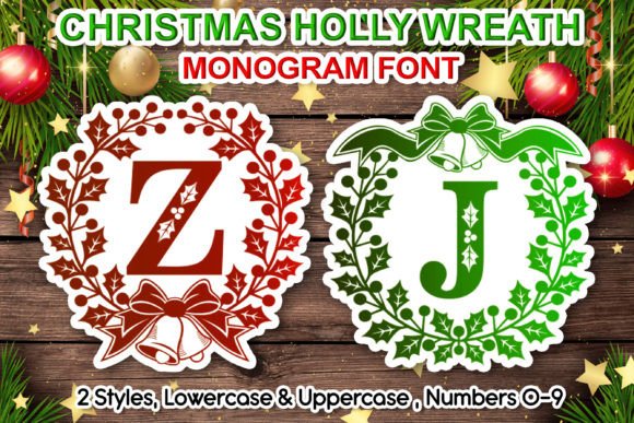 Holly Wreath Font: A Timeless Addition to Creative and Professional Projects