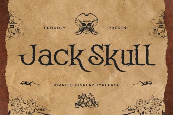 Jack Skull: The Pirate Fantasy Font for Adventure Vibe Projects