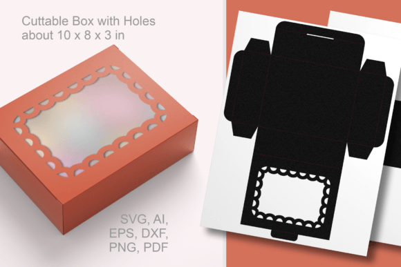 Lace Around Window Gift Box Template SVG: A Versatile DIY Packaging Solution