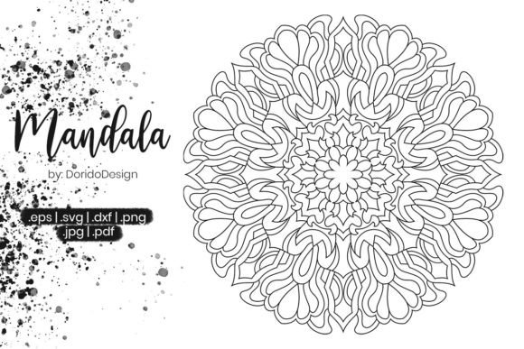 Mandala Coloring Page Vol.054