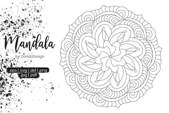 Mandala Coloring Page Vol.088: A Versatile Digital Asset for Creatives