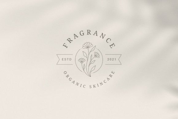 Minimalist Floral Beauty Round Logo: A Comprehensive Guide to Organic Branding Assets