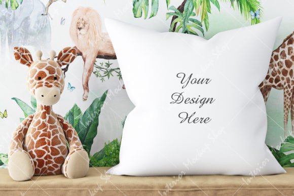 Pillow Mockup Kids - 204: Elevate Your Product Presentations