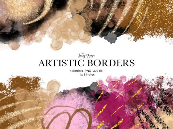 Pink and Gold Luxury Borders: Elevating Digital and Print Design