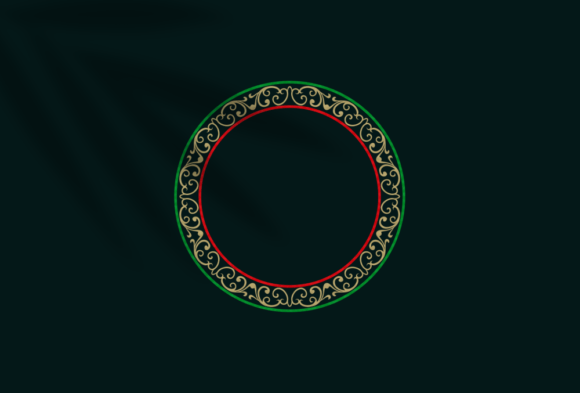 Round Carved Ornament Frame