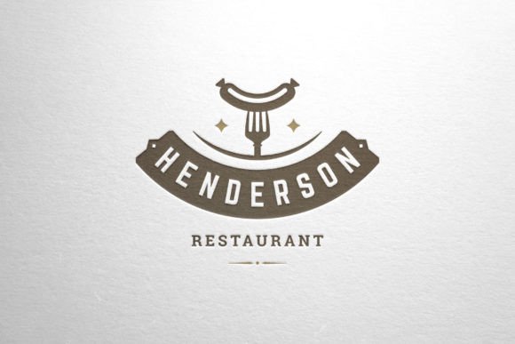 Sausage on Fork Restaurant Logo
