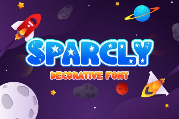 Sparcly: A Decorative Font That Elevates Branding and Creativity with Sparkling Style