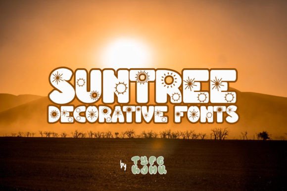 Suntree Font: A Bright and Fun Design for Creative Projects