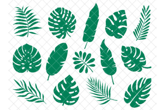 Tropical Leaves SVG: A Versatile Design Element for Creative Projects