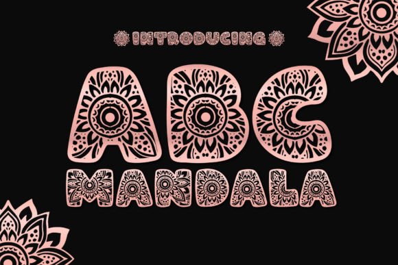 Unlocking Creativity with Abc Mandala: A Versatile Decorative Font for Modern Designers