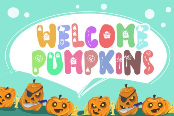 Welcome Pumpkins: A Joyful Typeface for Creative Projects
